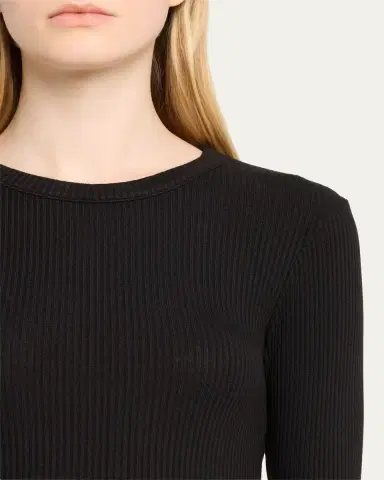 Citizens of Humanity Bina Rib-Knit Crewneck Top | Thumbnail 5