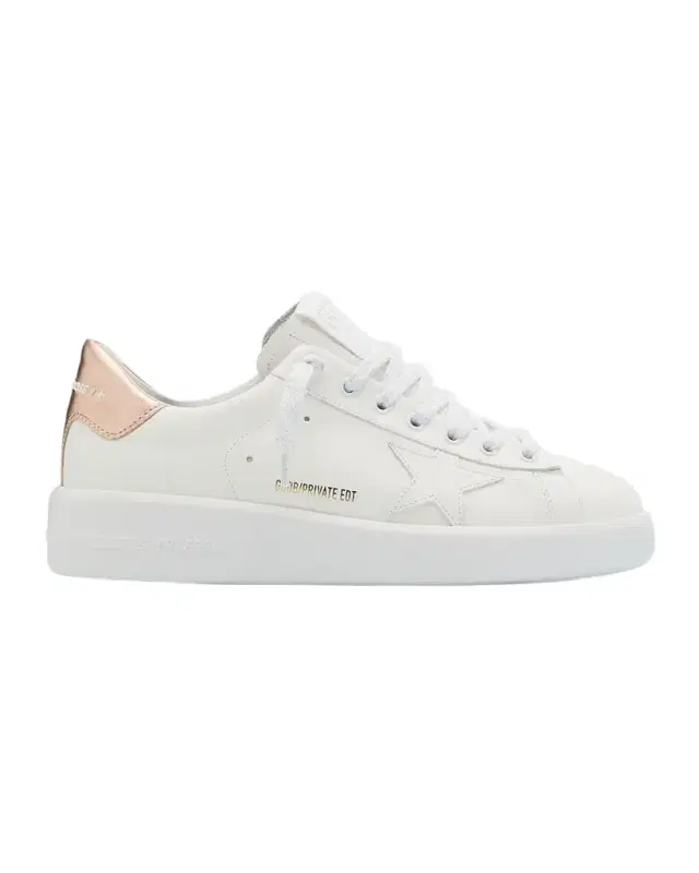 Purestar Mixed Leather Low-Top Sneakers