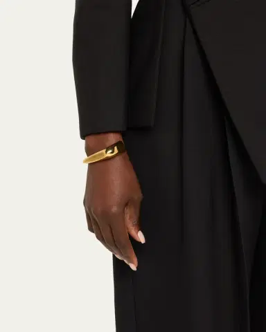 Alexander McQueen Gold-Plated Thorn Cuff Bracelet | Thumbnail 2
