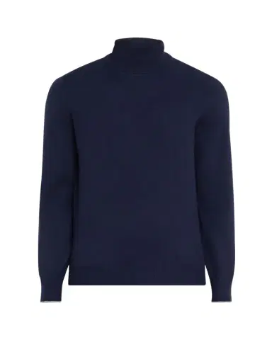 Brunello Cucinelli Men's Solid Cashmere Turtleneck | Thumbnail 1 Brunello Cucinelli Men's Solid Cashmere Turtleneck | Thumbnail 1