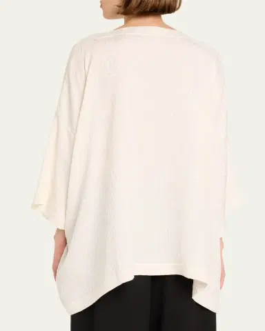 Eskandar Bateau Neck Tunic (Long Length) | Thumbnail 3 Eskandar Bateau Neck Tunic (Long Length) | Thumbnail 3