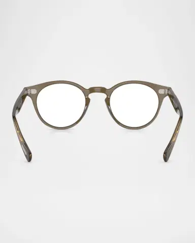 Oliver Peoples Round Acetate Optical Glasses | Thumbnail 3