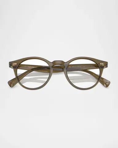 Oliver Peoples Round Acetate Optical Glasses | Thumbnail 4