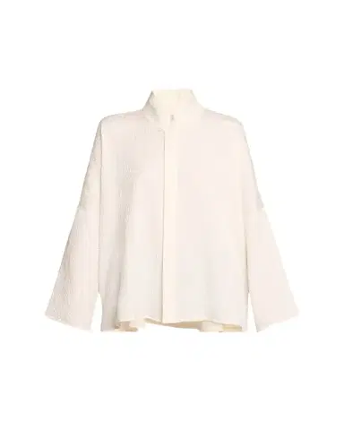 Eskandar Imperial Shirt with Chinese Collar (Mid Length) | Thumbnail 1 Eskandar Imperial Shirt with Chinese Collar (Mid Length) | Thumbnail 1
