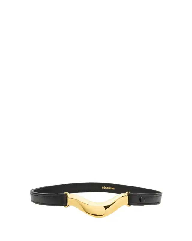 Dehanche Brancusi Metal Leather Belt