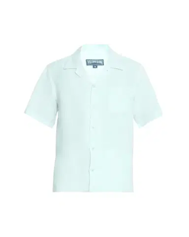 Vilebrequin Men's Linen Pocket Camp Shirt | Thumbnail 1