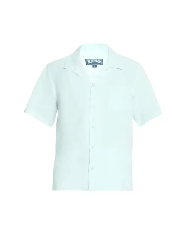 Vilebrequin Men's Linen Pocket Camp Shirt