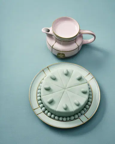 GINORI 1735 Diva Dessert Plate, Verde | Thumbnail 3