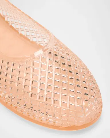 Ancient Greek Sandals Iro Transparent Jelly Ballerina Flats | Thumbnail 2 Ancient Greek Sandals Iro Transparent Jelly Ballerina Flats | Thumbnail 2