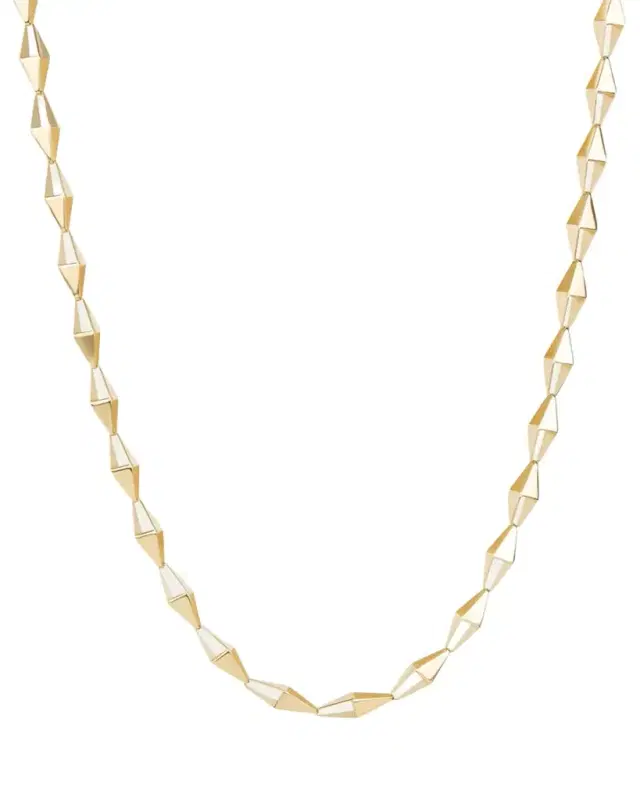 Lana 14K Gold Laser 3D Kite Necklace, 18"L