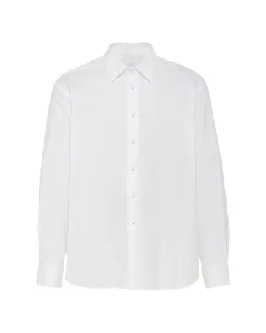 Prada Men's Poplin Stretch Smoking Shirt | Thumbnail 1
