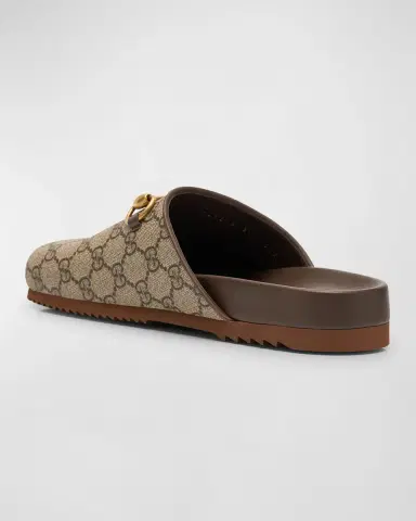 Gucci GG Supreme Horsebit Mules | Thumbnail 2
