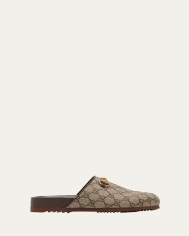 Gucci GG Supreme Horsebit Mules | Thumbnail 5
