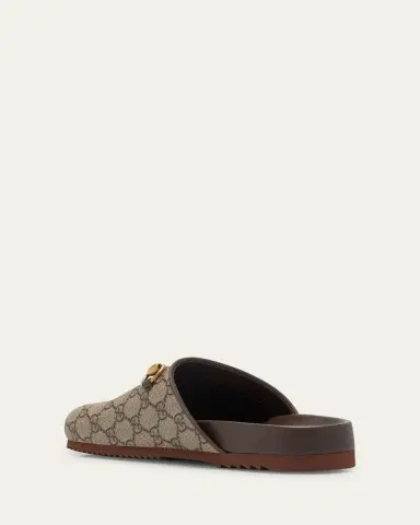 Gucci GG Supreme Horsebit Mules | Thumbnail 8
