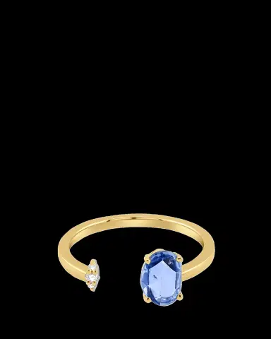 JIA JIA 14K Blue Sapphire and Diamond Ring | Thumbnail 2