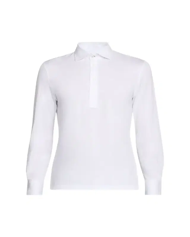 Brunello Cucinelli Men's Long-Sleeve Pique Polo Shirt