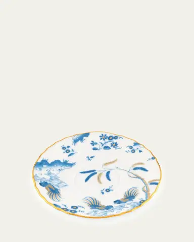 Ginori 1735 Oro di Doccia Tea Saucer, Turchese | Thumbnail 2