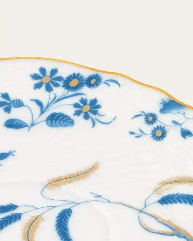 Ginori 1735 Oro di Doccia Tea Saucer, Turchese | Thumbnail 3