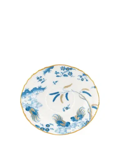 Ginori 1735 Oro di Doccia Tea Saucer, Turchese | Thumbnail 1