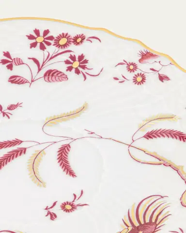 Ginori 1735 Oro di Doccia Magenta Tea Saucer | Thumbnail 4