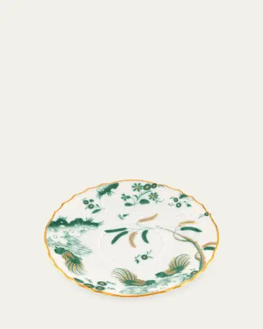 Ginori 1735 Oro di Doccia Tea Saucer, Giada | Thumbnail 2