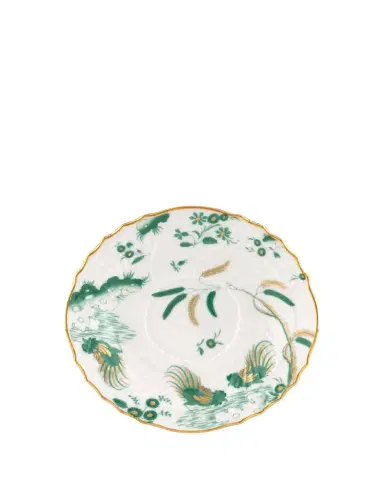 Ginori 1735 Oro di Doccia Tea Saucer, Giada | Thumbnail 1