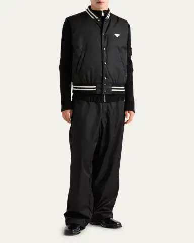 Prada Men's Ribbed Zip Sweater | Thumbnail 3