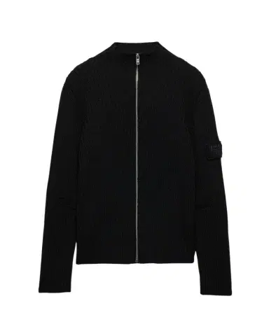 Prada Men's Ribbed Zip Sweater | Thumbnail 1
