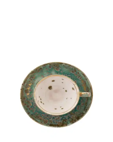 CORALLA MAIURI Villa Borghese Michelangelo Teacup & Saucer | Thumbnail 1