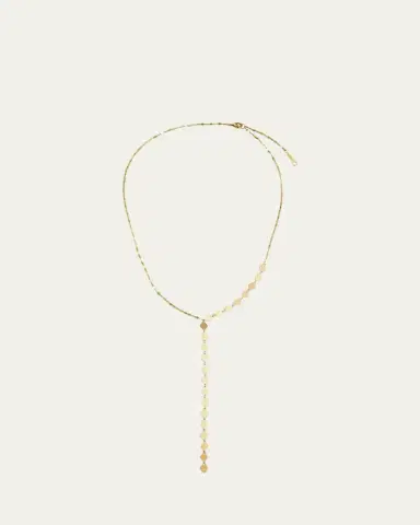 Lana 14K Yellow Gold Laser Kite Blake Chain Remix Lariat Necklace, 18"L | Thumbnail 1