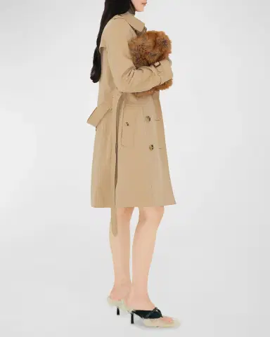 Burberry Chelsea Belted Double-Breasted Trench Coat | Thumbnail 2