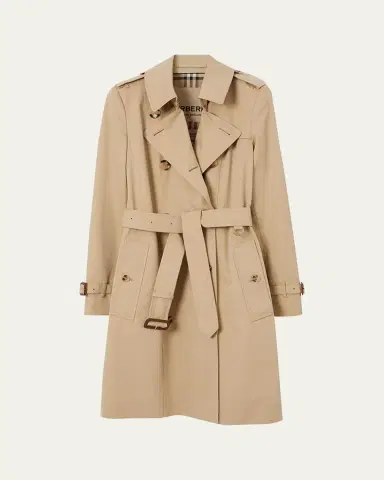 Burberry Chelsea Belted Double-Breasted Trench Coat | Thumbnail 4