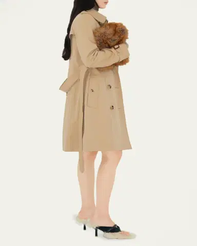 Burberry Chelsea Belted Double-Breasted Trench Coat | Thumbnail 7