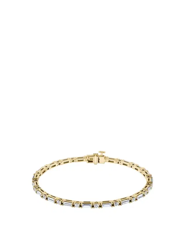 VRAI 14K Gold Mixed-Shape Lab Grown Diamond Bracelet, 3.00tcw
