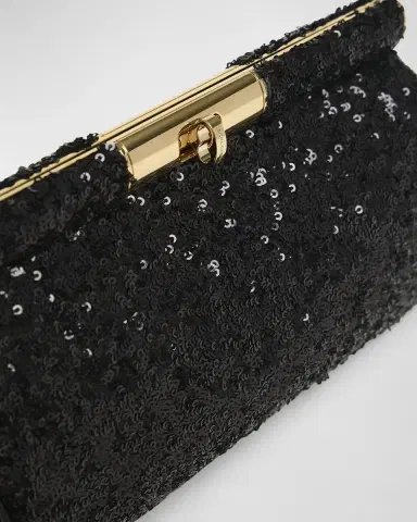 Dolce & Gabbana Marlene Medium Sequined Clutch Bag | Thumbnail 4 Dolce & Gabbana Marlene Medium Sequined Clutch Bag | Thumbnail 4