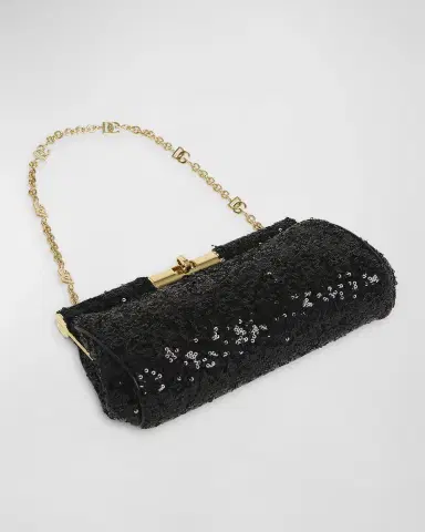 Dolce & Gabbana Marlene Medium Sequined Clutch Bag | Thumbnail 6 Dolce & Gabbana Marlene Medium Sequined Clutch Bag | Thumbnail 6