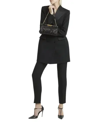 Dolce & Gabbana Marlene Medium Sequined Clutch Bag | Thumbnail 1 Dolce & Gabbana Marlene Medium Sequined Clutch Bag | Thumbnail 1