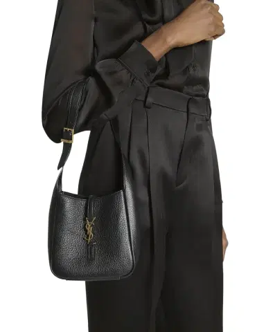 Saint Laurent Le 5 A 7 Hobo Bag in Deer Leather | Thumbnail 1