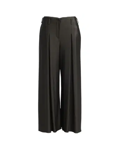 Giorgio Armani Double Jersey Flowy Pleated Trousers | Thumbnail 1