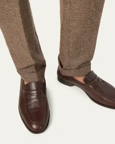 Loro Piana Men's Sergio Walk Heritage Leather Penny Loafers | Thumbnail 7 Loro Piana Men's Sergio Walk Heritage Leather Penny Loafers | Thumbnail 7