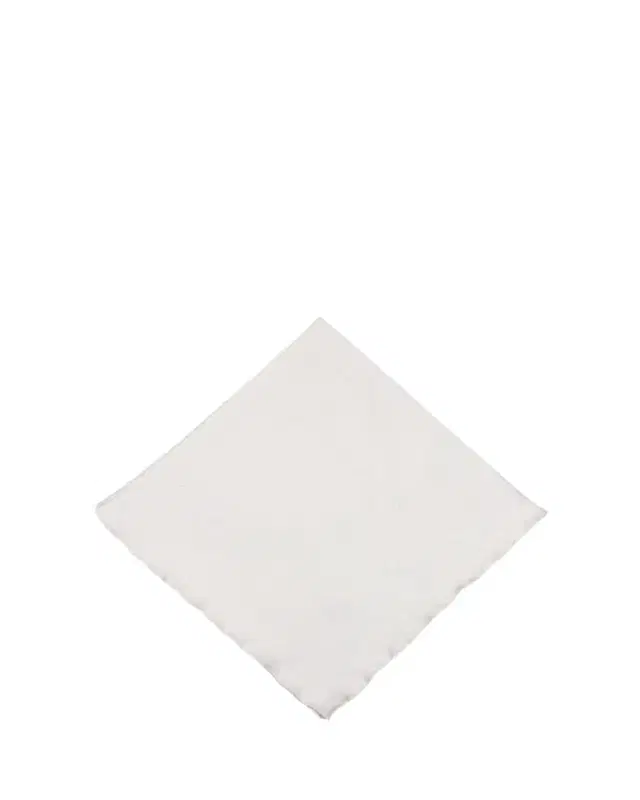 Tina Chen Designs White Lettuce Edge Napkin