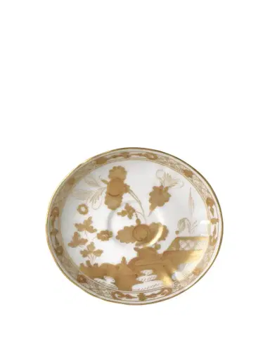 GINORI 1735 Oriente Italiano Gold Coffee Saucer, Aurum | Thumbnail 1
