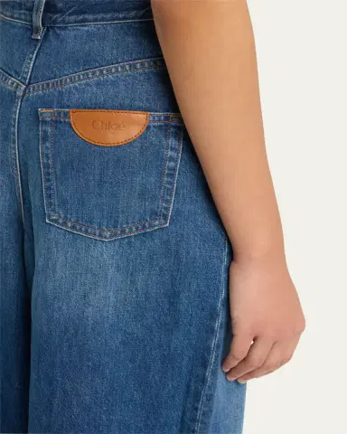 Chloé Wide Leg Denim Trousers | Thumbnail 9