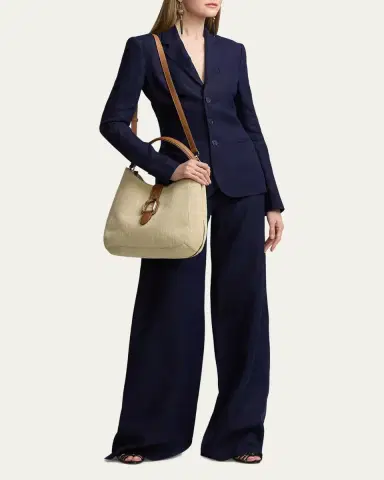 Ralph Lauren Collection Daria Linen Wide-Leg Pants | Thumbnail 6 Ralph Lauren Collection Daria Linen Wide-Leg Pants | Thumbnail 6
