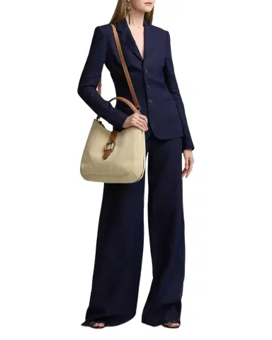 Ralph Lauren Collection Daria Linen Wide-Leg Pants | Thumbnail 1 Ralph Lauren Collection Daria Linen Wide-Leg Pants | Thumbnail 1