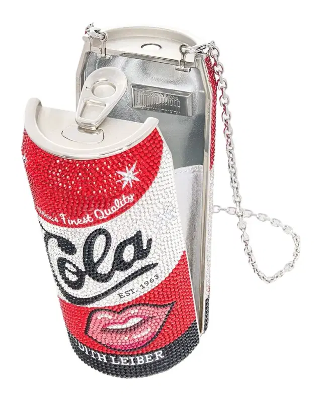 Judith Leiber Couture Cola Beverage Can Clutch Bag