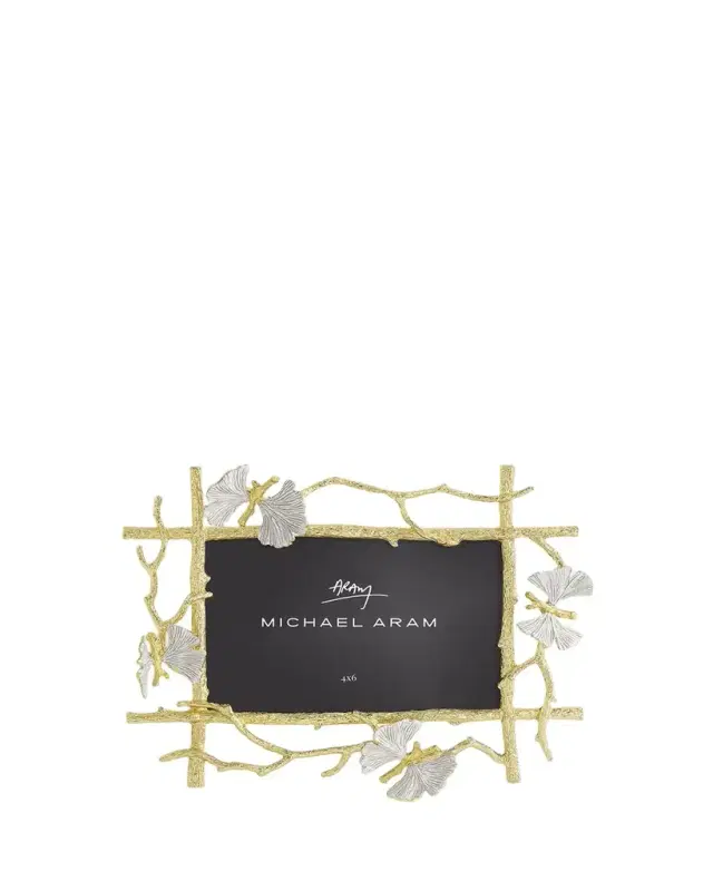 Michael Aram Butterfly Ginkgo Photo Frame, 4" x 6"