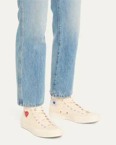 CDG Play x Converse Chuck Taylor Canvas High-Top Sneakers | Thumbnail 6 CDG Play x Converse Chuck Taylor Canvas High-Top Sneakers | Thumbnail 6