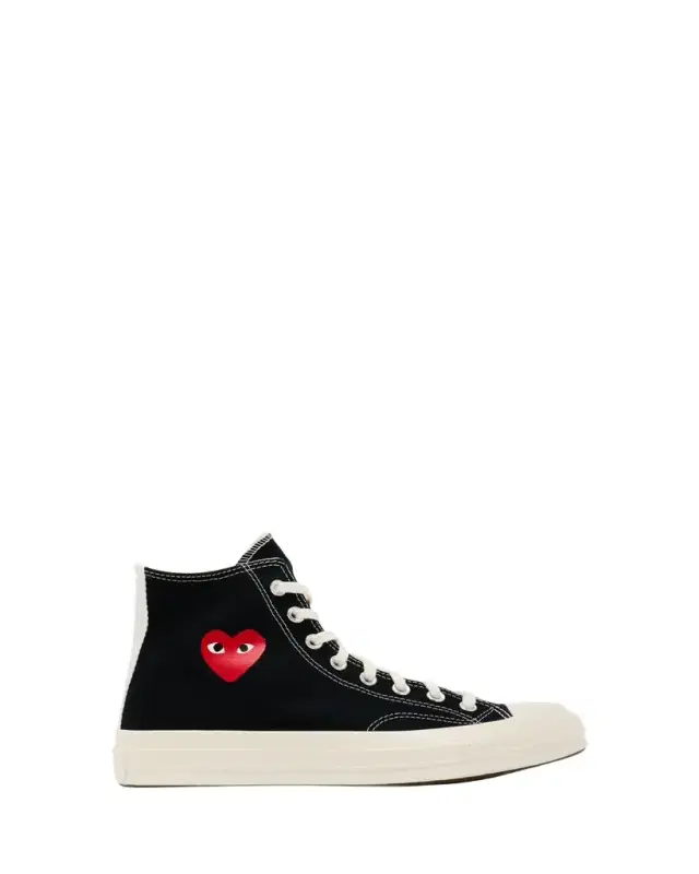 CDG Play x Converse Chuck Taylor Canvas High-Top Sneakers