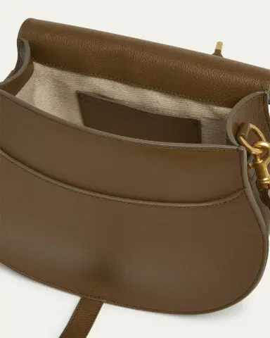 Chloé Marcie Medium Slim Crossbody Bag in Grained Calfskin | Thumbnail 4 Chloé Marcie Medium Slim Crossbody Bag in Grained Calfskin | Thumbnail 4
